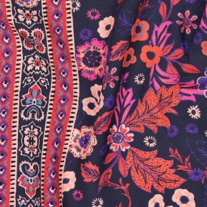Vascoza Imprimata digital - Flowers Navy
