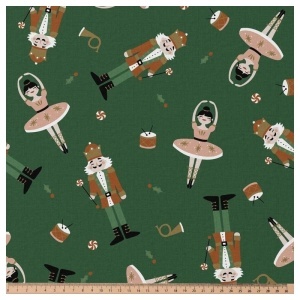 Bumbac imprimat - Christmas Ballet - Img 3