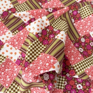 Bumbac imprimat - Spring Patchwork - Img 2