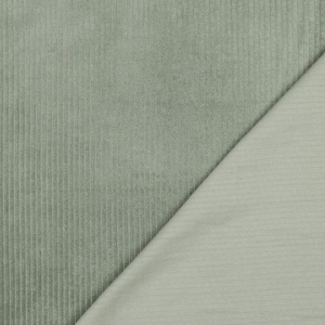 Bumbac Reiat Corduroy Prespalat 4.5W - Sage - Img 2