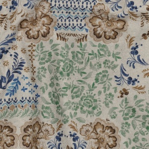 Canvas imprimat digital - Patchwork flowers linen - Img 3