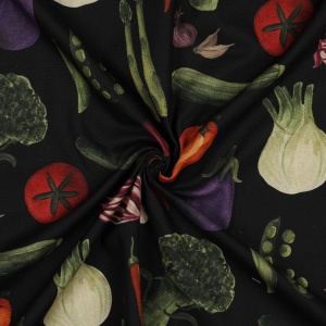 Canvas imprimat digital - Vegetables black