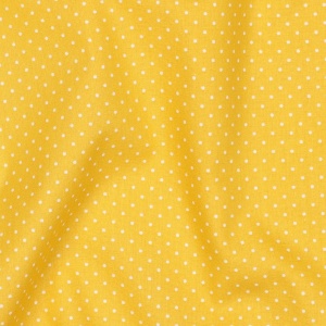 Cupon 30 cm - Bumbac imprimat - Petit Dots Yellow