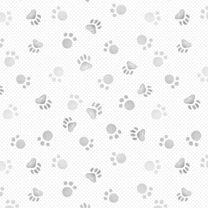 Cupon 65cm - Bumbac imprimat digital - Cute Paws