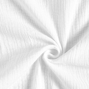 Cupon 70 cm - Muselina organica GOTS - White - Img 3