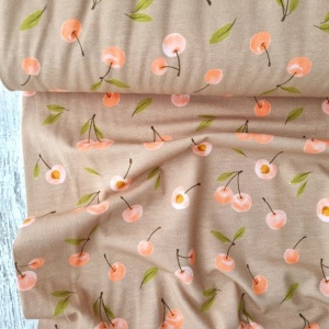 Jerse bumbac digital imprimat cu cirese - Cherry Sand - Img 3