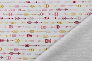 Jerse french terry - Boho Indian Arrows Grey - cupon 1.1m - Img 2