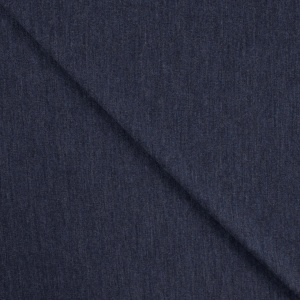 Jersey din lana merinos 100% – Navy Melange - Img 4
