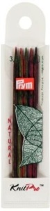 KnitPro- Andrele din lemn pentru manusi si sosete 20 cm / 2-8mm