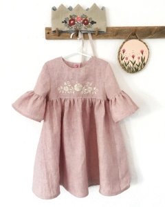 Material 100% In - Linen Georgio Old Pink - Img 5