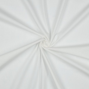 Material din bumbac si vascoza uni - White - Img 2