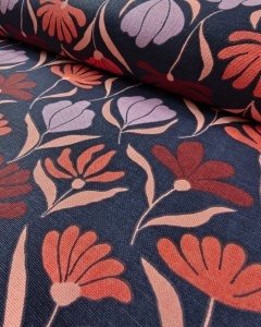 Material home decor - Abstract Camelia - Img 2