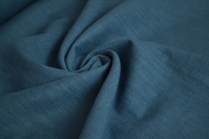 Material In - Linen Washed - Lagoon Blue - cupon 42cm - Img 3