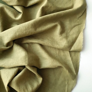 Material In - Linen Washed - Moss Green - Img 1