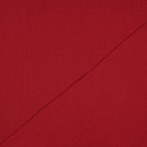 Muselina Organica GOTS - Wine Red - Img 4
