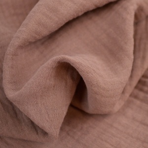 Muselina Uni - Chestnut - cupon 90 cm