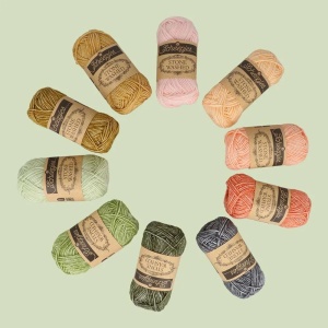 Pachet 10 sculuri x 25 gr - Scheepjes Stone Washed - Intentions