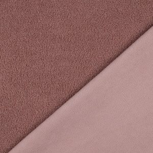 Plush Teddy Polar cu doua fete - Blush