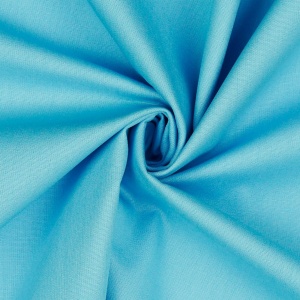 Poplin bumbac uni - Sky Blue - Img 1