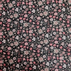 Poplin imprimat - Bisou Flowers Green