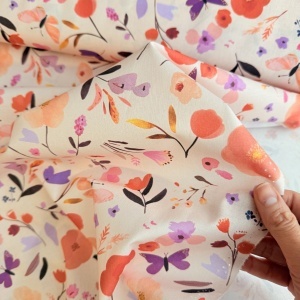 Poplin imprimat digital - Butterfly Garden - Img 2