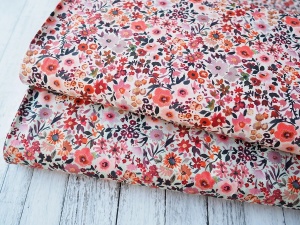 Poplin premium digital - Fleur Ecru - Img 2