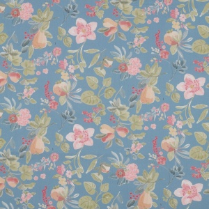 Poplin premium digital - Flowers Pastel Blue - Img 5