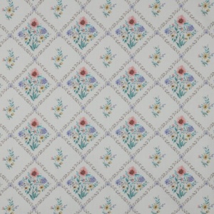 Poplin premium digital - Garden Lattice White - Img 3
