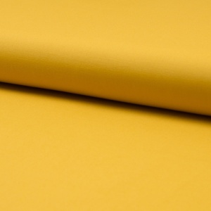 Poplin stretch din bumbac - Ocre