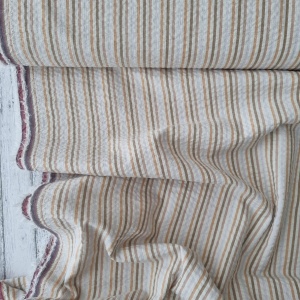 Bumbac gofrat Seersucker cu dungi - Havana Stripes - cupon 60 cm - Img 2