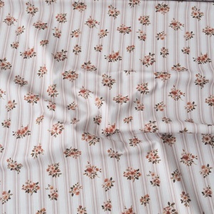 Bumbac imprimat digital - Shaby Flowers Beige - Img 3
