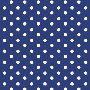 Bumbac imprimat - Dots Cobalt