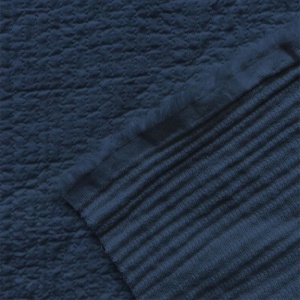 Bumbac matlasat fin - Indigo