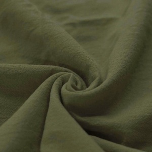 Cupon 30 cm - Bumbac Prespalat Stonewashed - Moss Green