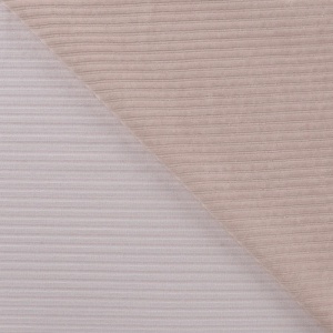 Cupon 30 cm - Jerse velur din bumbac - Nude - Img 2