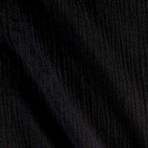 Cupon 30 cm - Muselina Organica GOTS - Black - Img 2
