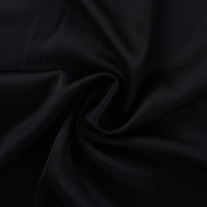 Cupon 45cm - Luxury Satin din vascoza - Negru