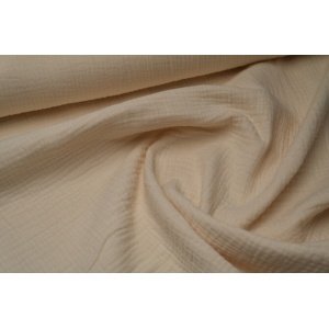 Cupon 50 cm - Muselina uni - Cream - Img 2
