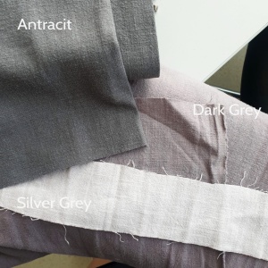 Cupon 55 cm - Material 100% In Prespalat Stonewashed - Antracit - Img 3