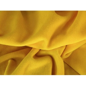 Cupon 65 cm - Plush bumbac Nicky Velour - Yellow - Img 2