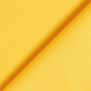 Cupon 75cm - Poplin bumbac uni - Yellow - Img 2