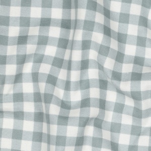 Finet de bumbac in carouri - Gingham Old Green