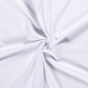 Jerse bumbac uni - Optic White - cupon 60 cm