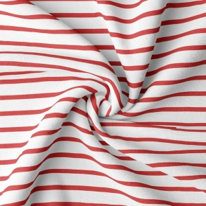 Jerse de bumbac - Breton Stripes Red