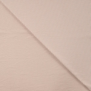 Jerse elastic gofrat Seersucker cu dungi - Lisa Sand - Img 2