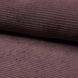 Jerse velur din bumbac - Mauve