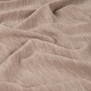 Jersey din lana merinos 100% – Ecru Melange