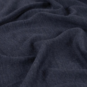 Jersey din lana merinos 100% – Navy Melange