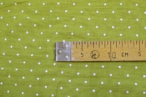 Material 100% In prespalat imprimat - Mini Dots Verde Lime - Img 3