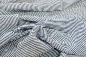 Material 100% In prespalat subtire - Stripe Blue - Img 2